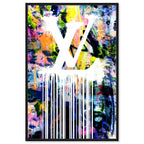 Dripping Stencil Wall