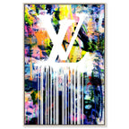 Dripping Stencil Wall