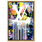 Dripping Stencil Wall