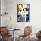 Dripping Stencil Wall