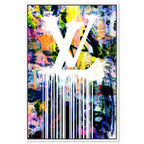 Dripping Stencil Wall