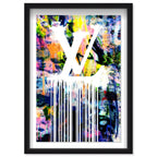 Dripping Stencil Wall