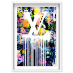 Dripping Stencil Wall