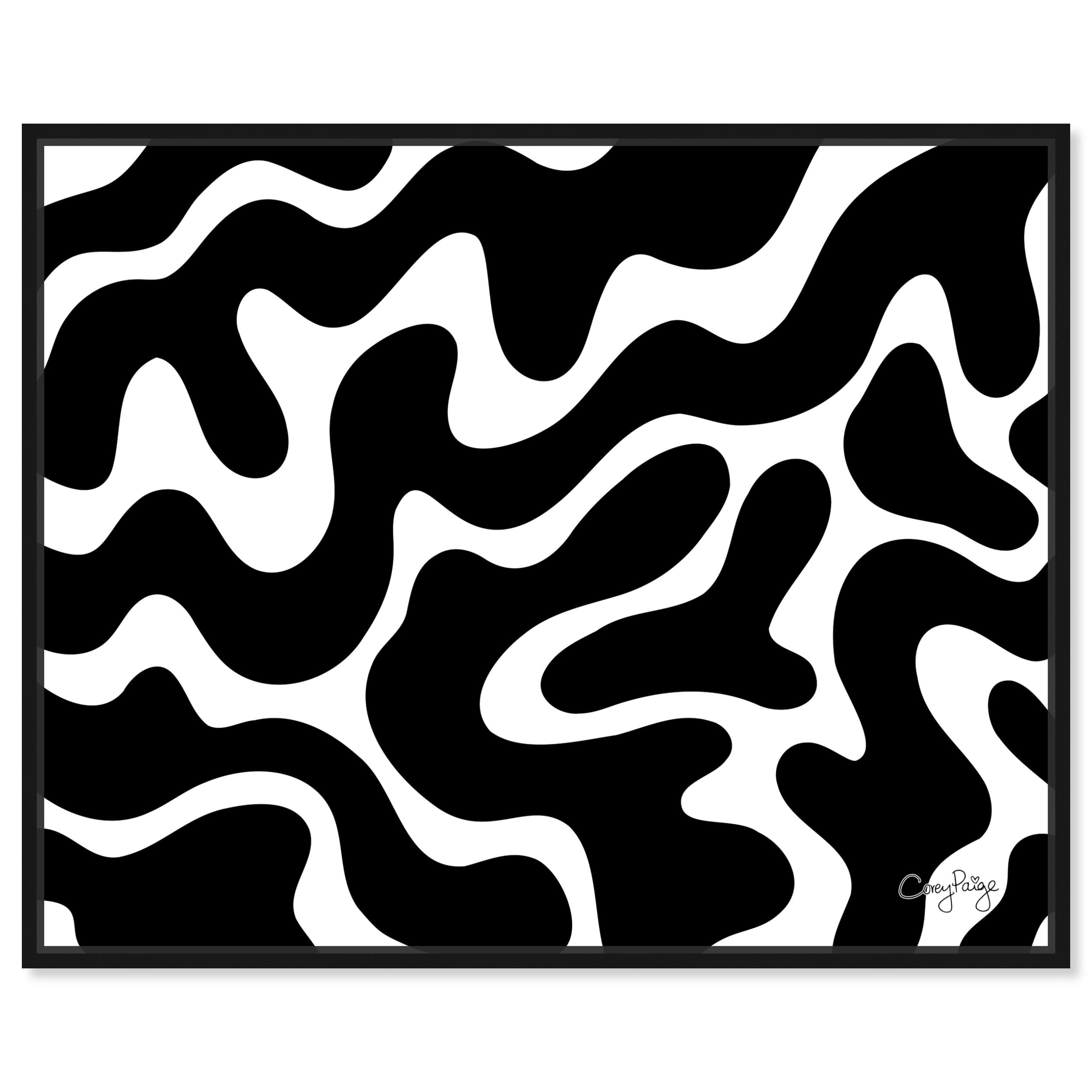 Corey Paige - Black &amp; White Abstract