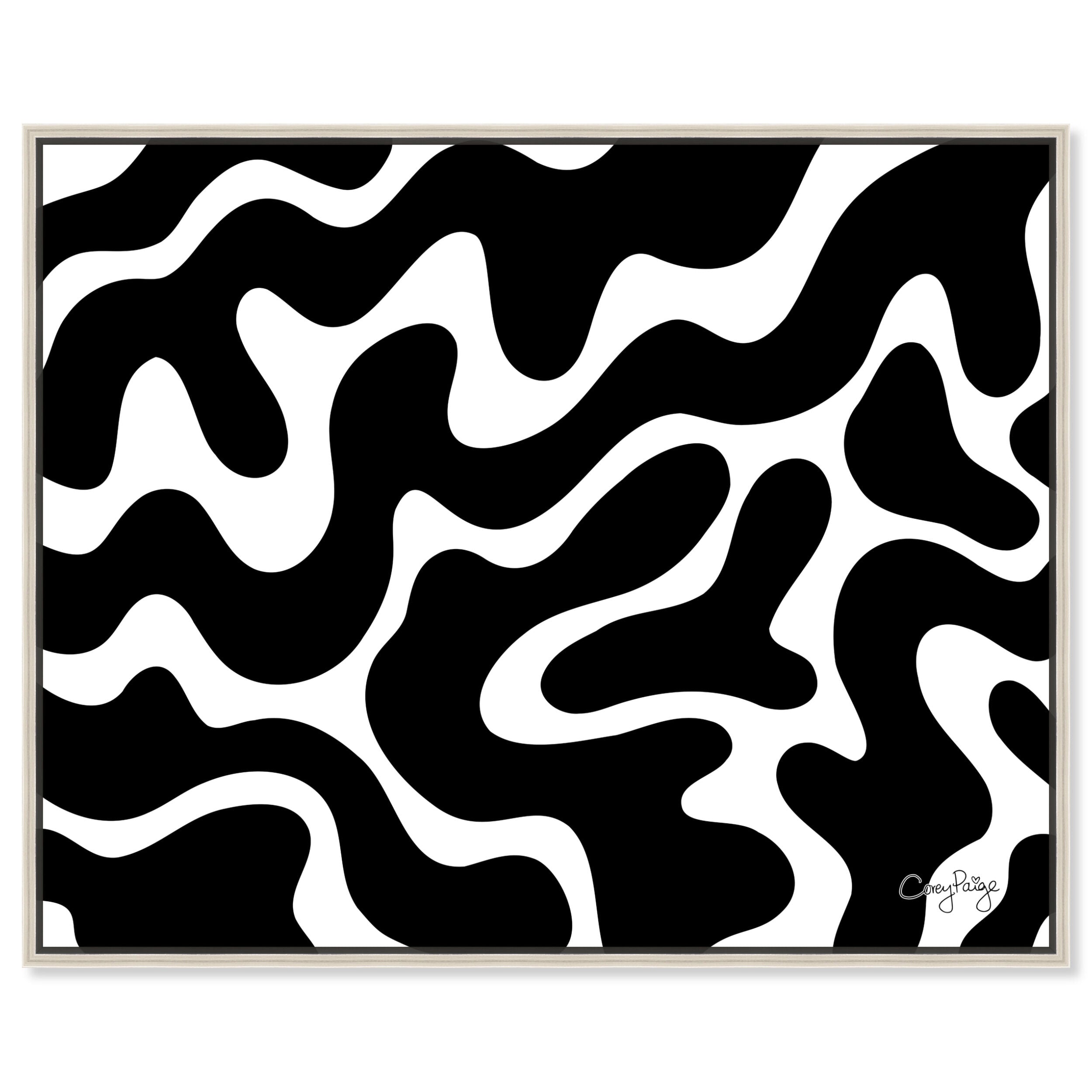 Corey Paige - Black &amp; White Abstract