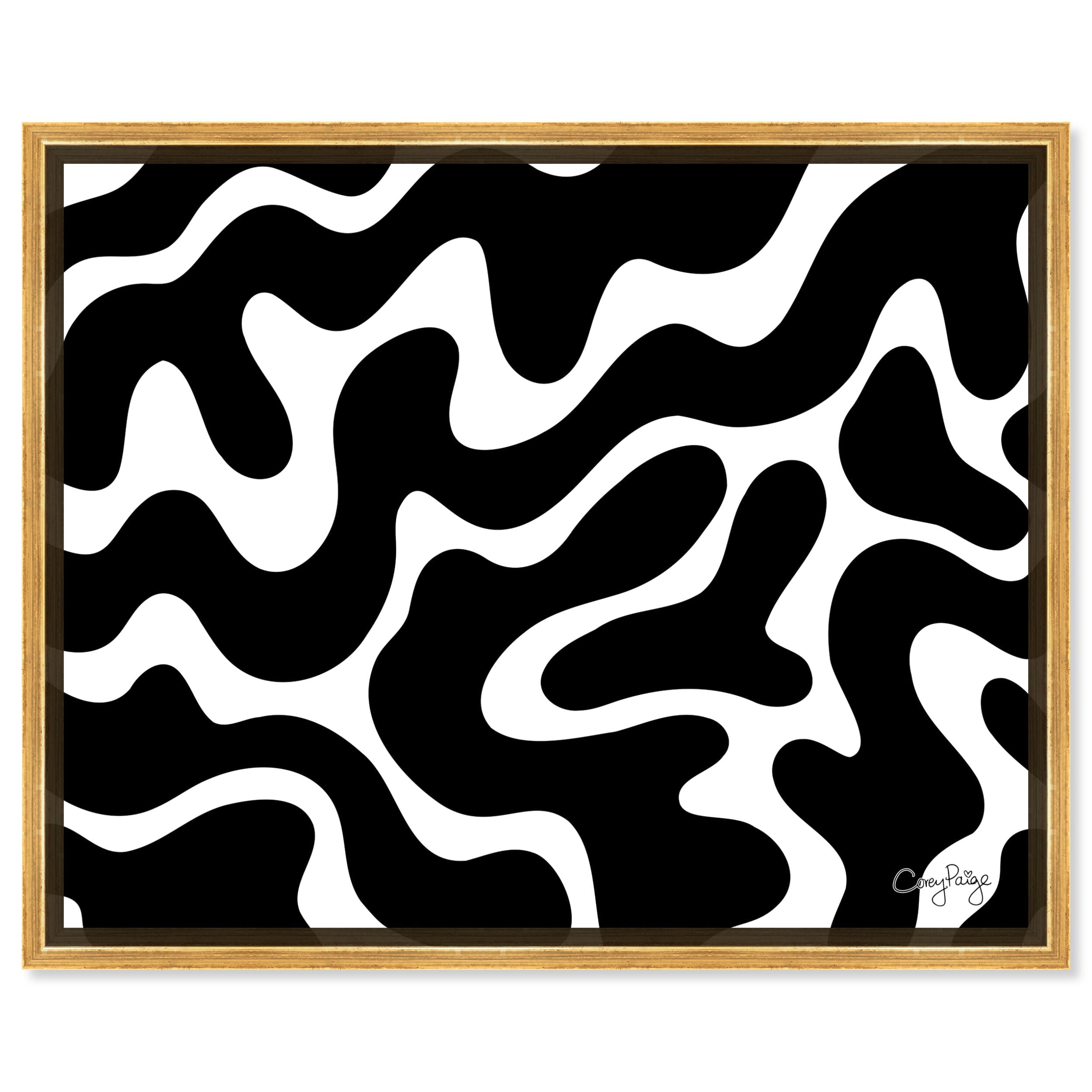Corey Paige - Black &amp; White Abstract