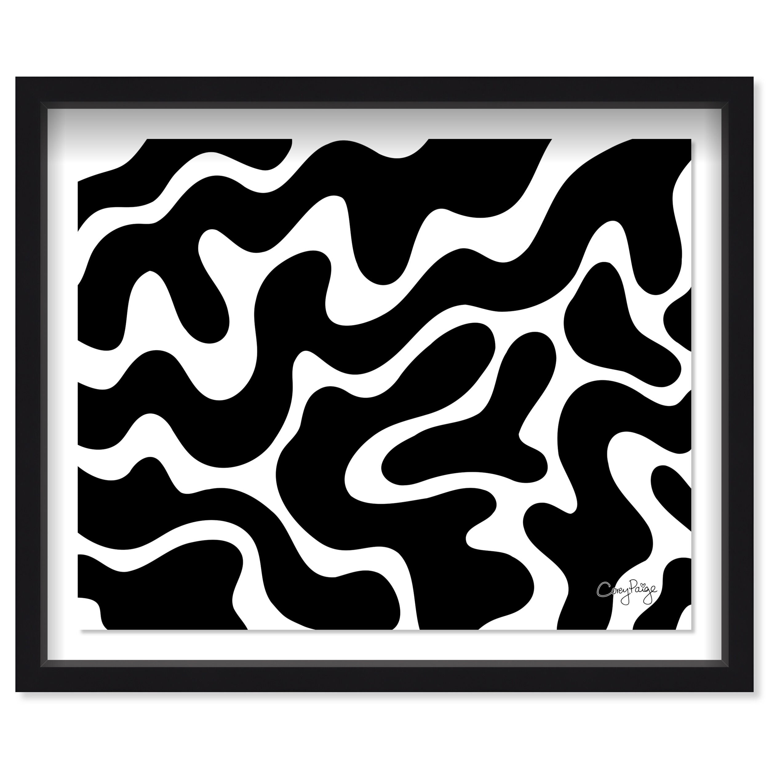 Corey Paige - Black &amp; White Abstract