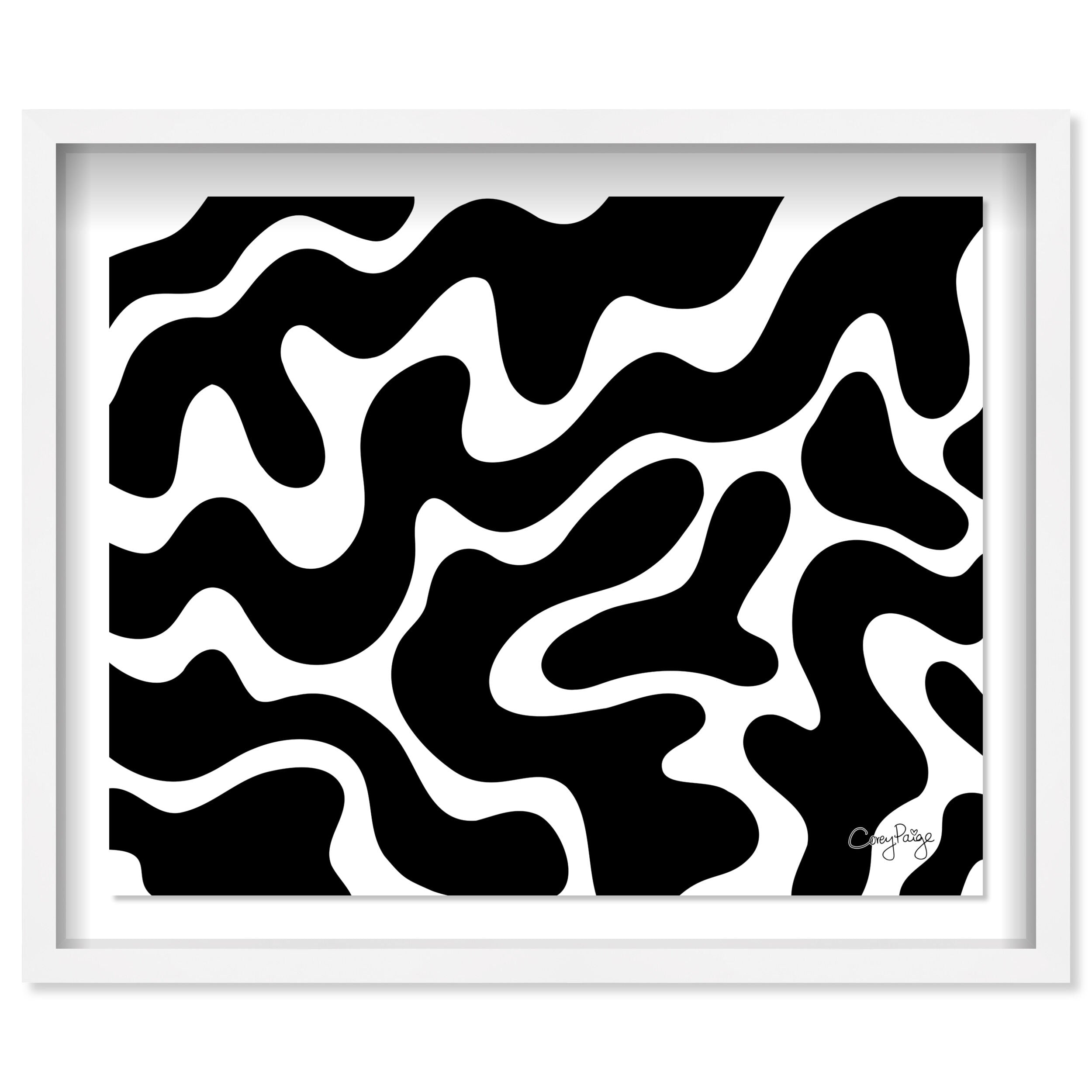Corey Paige - Black &amp; White Abstract