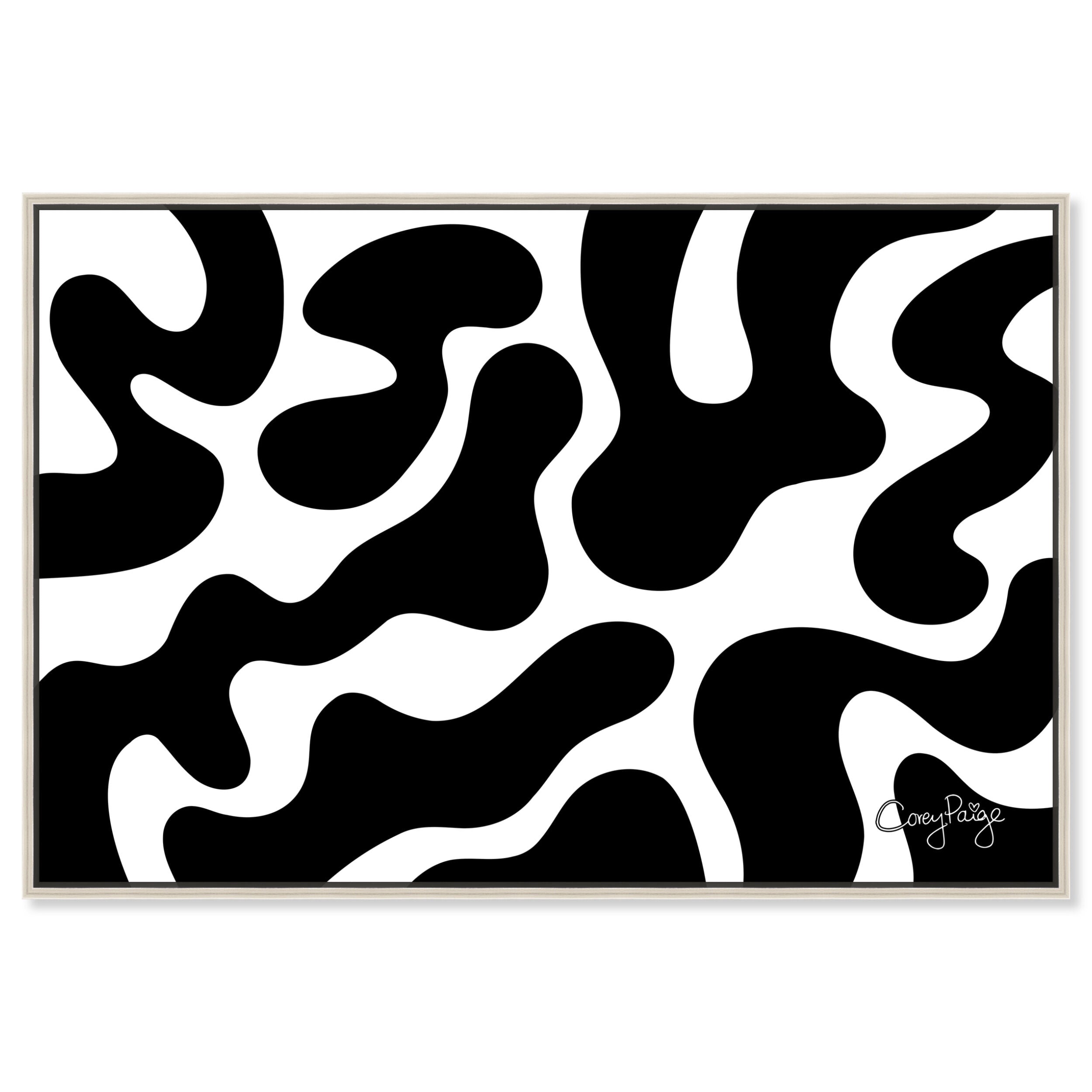 Corey Paige - Black and White Abstract I