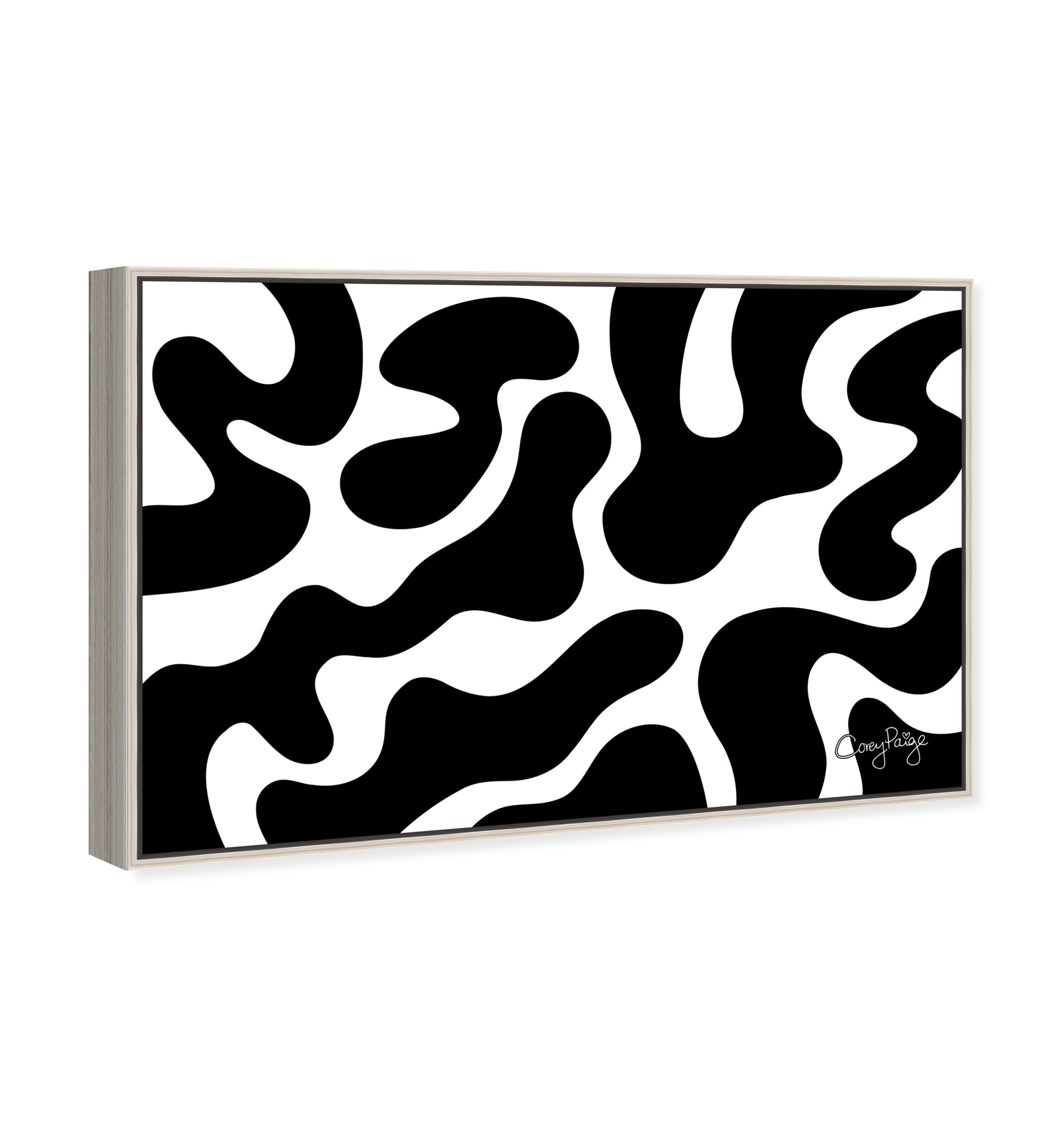 Corey Paige - Black and White Abstract I