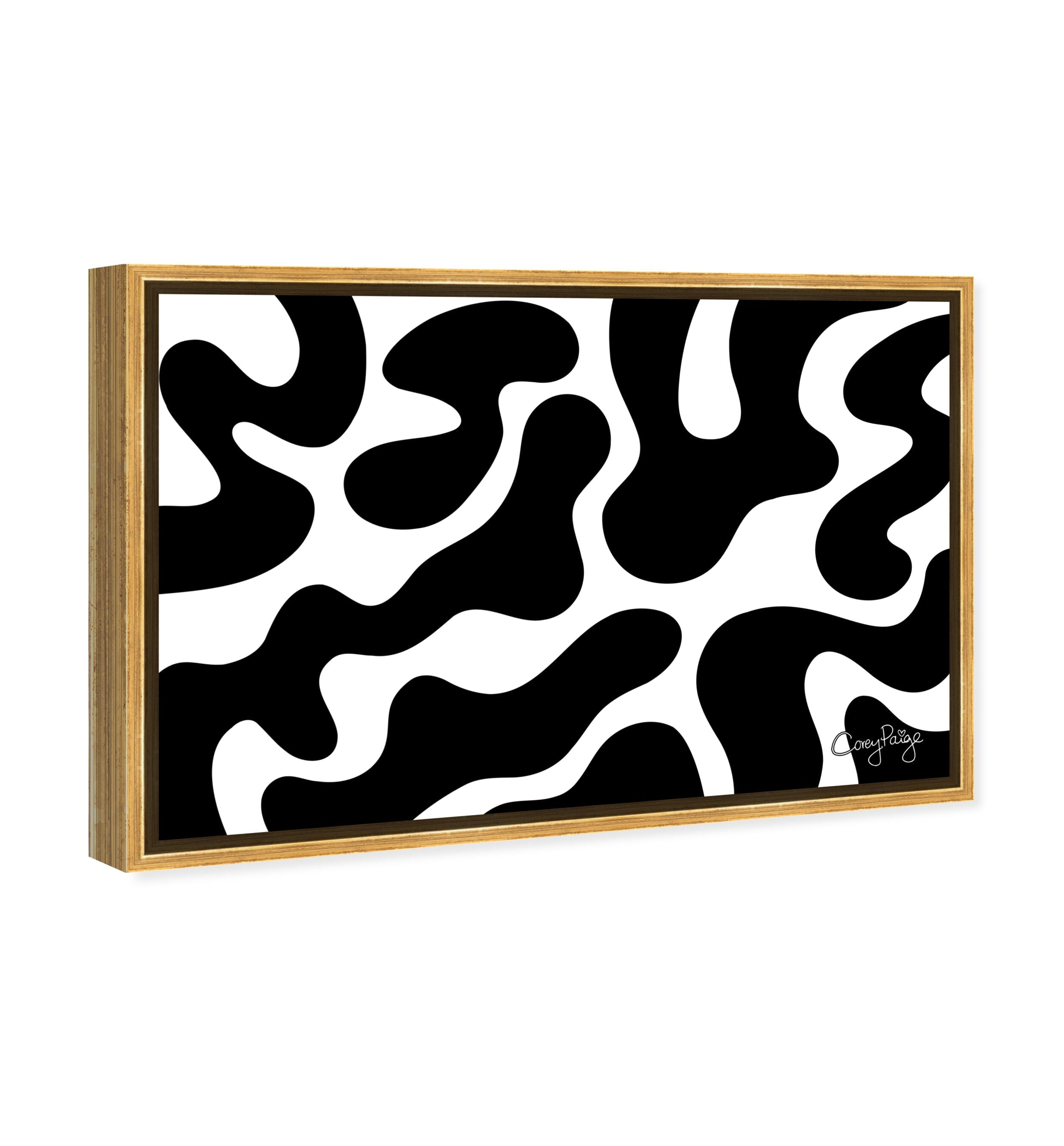 Corey Paige - Black and White Abstract I