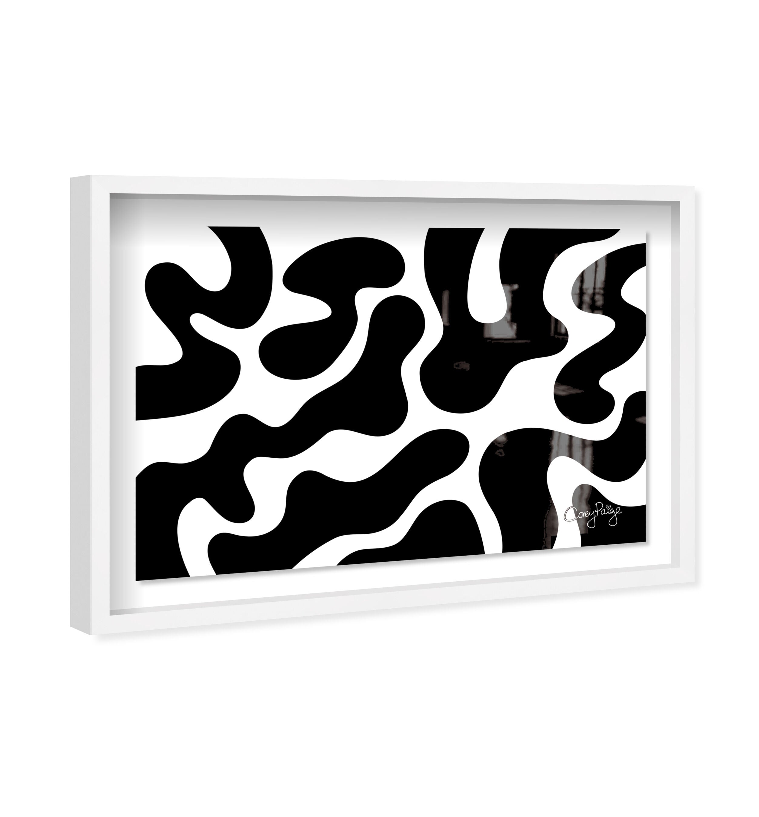 Corey Paige - Black and White Abstract I