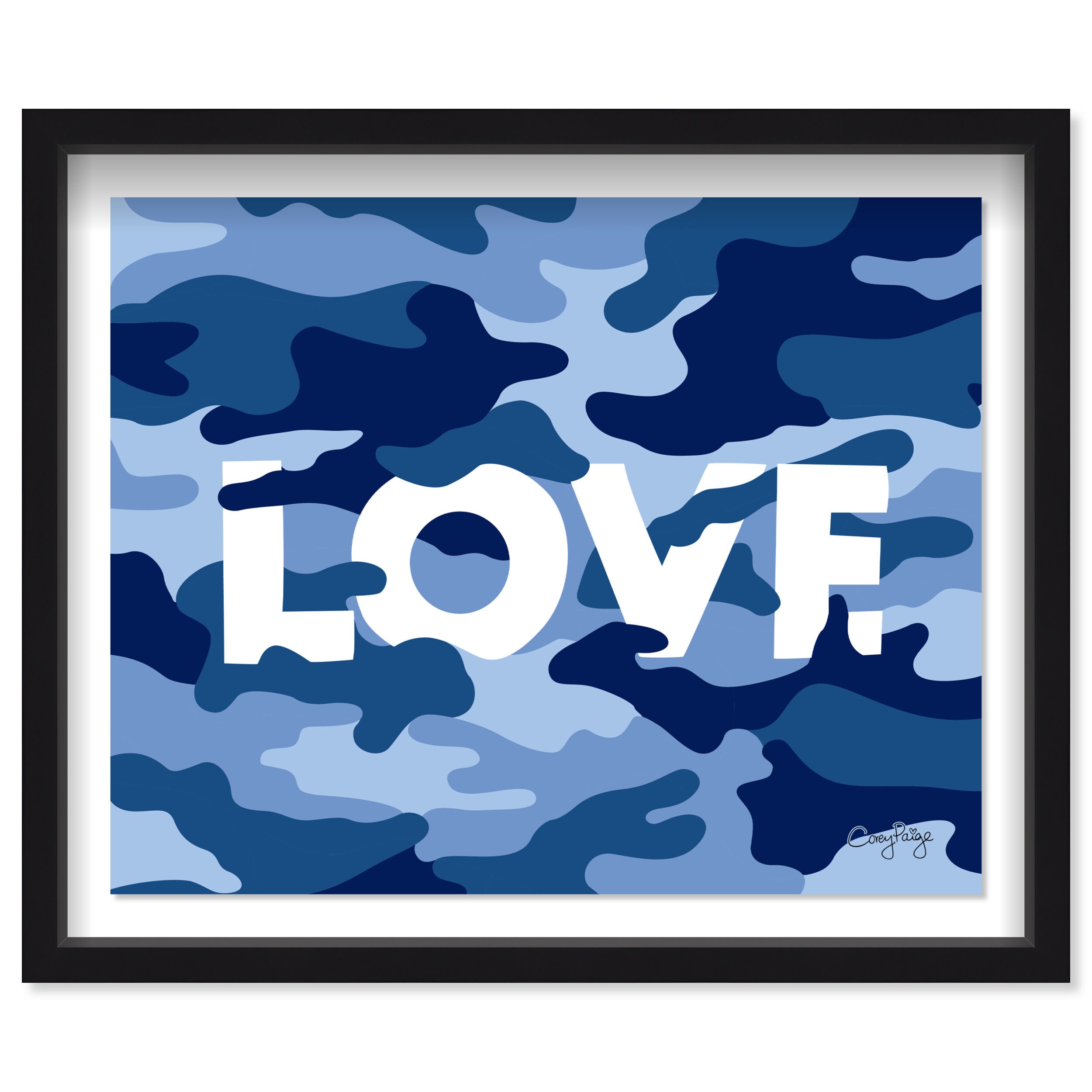Corey Paige - Blue Camo love