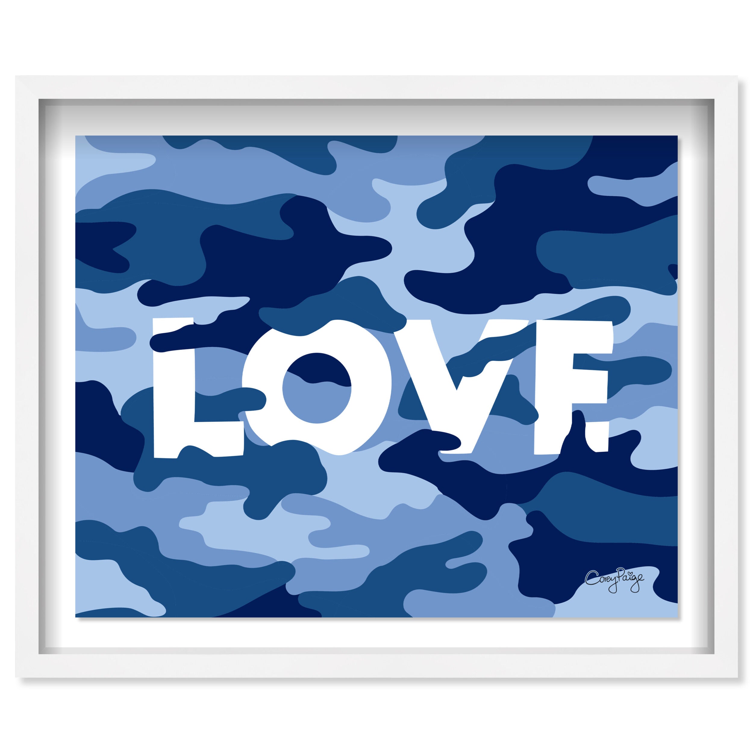 Corey Paige - Blue Camo love