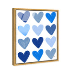 Corey Paige- Blue Painted Hearts