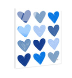 Corey Paige- Blue Painted Hearts