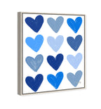 Corey Paige- Blue Painted Hearts