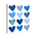 Corey Paige- Blue Painted Hearts