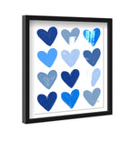 Corey Paige- Blue Painted Hearts