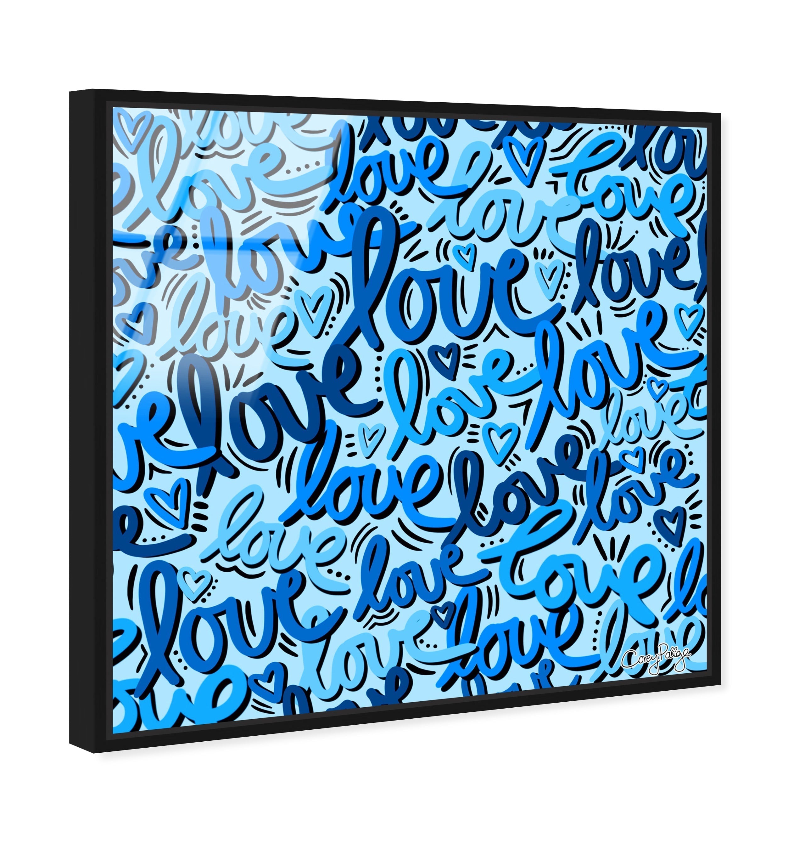 Corey Paige - Blue Script Love Main image