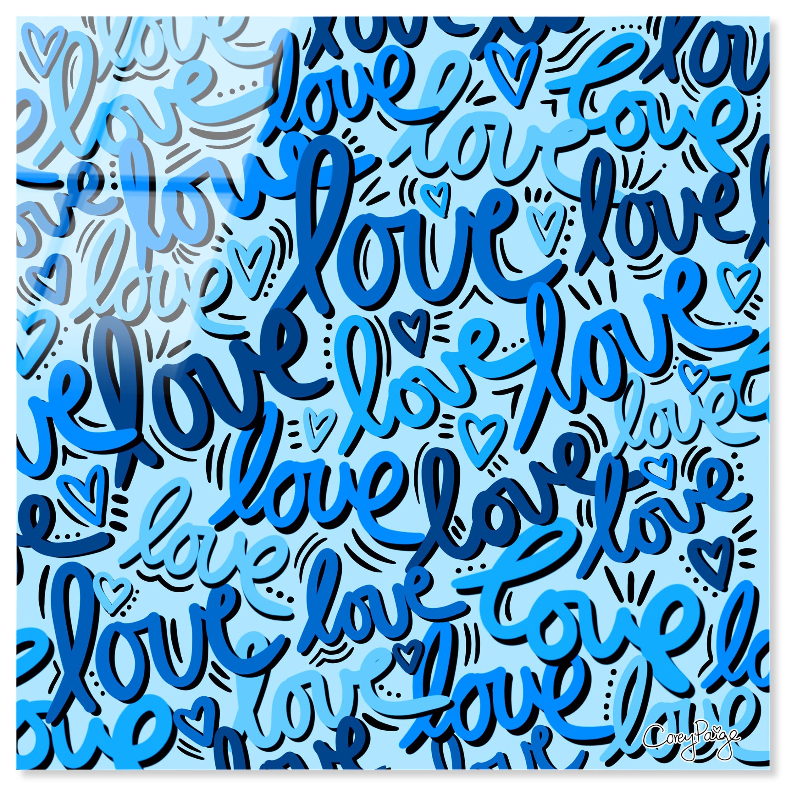 Corey Paige - Blue Script Love Main image