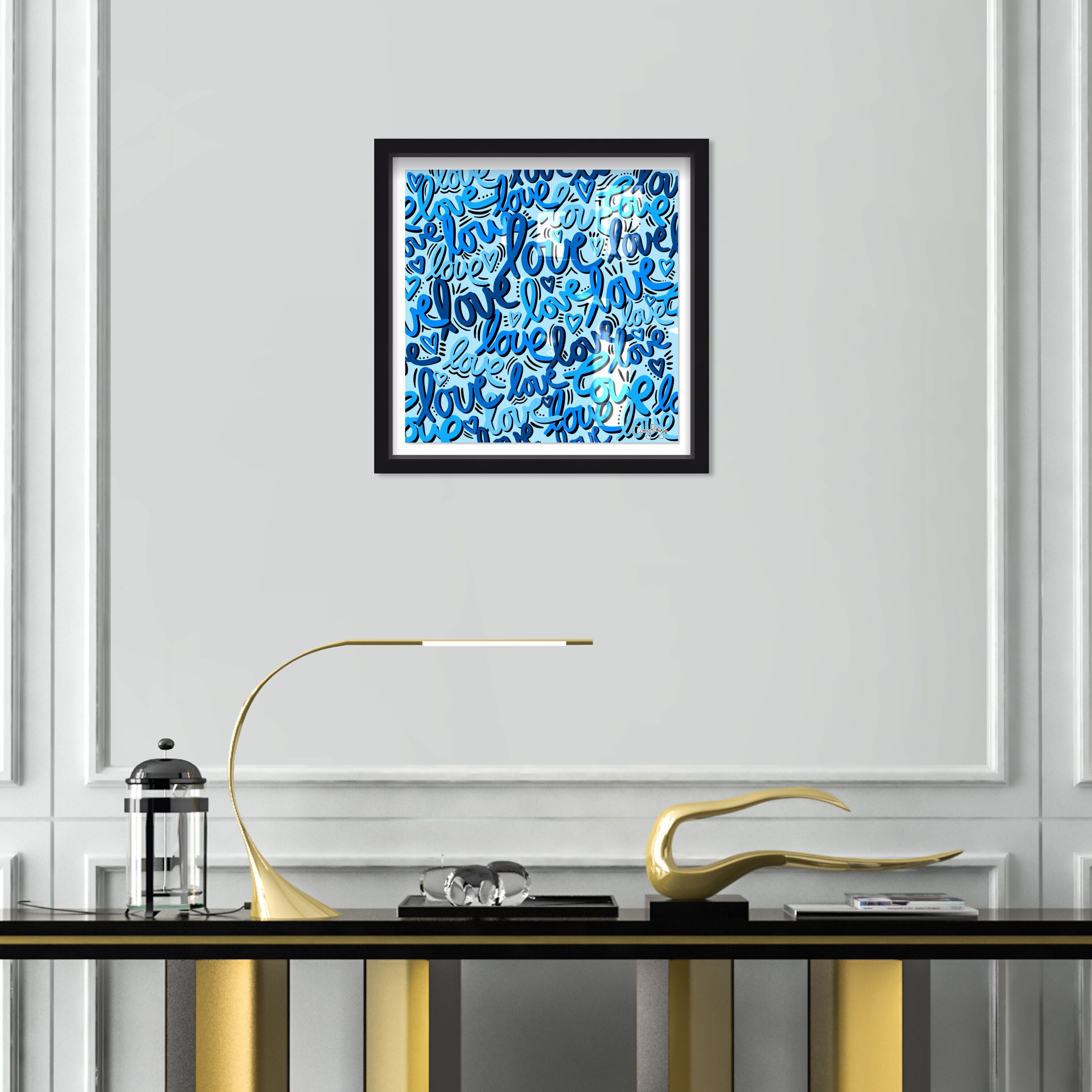 Corey Paige - Blue Script Love Secondary image