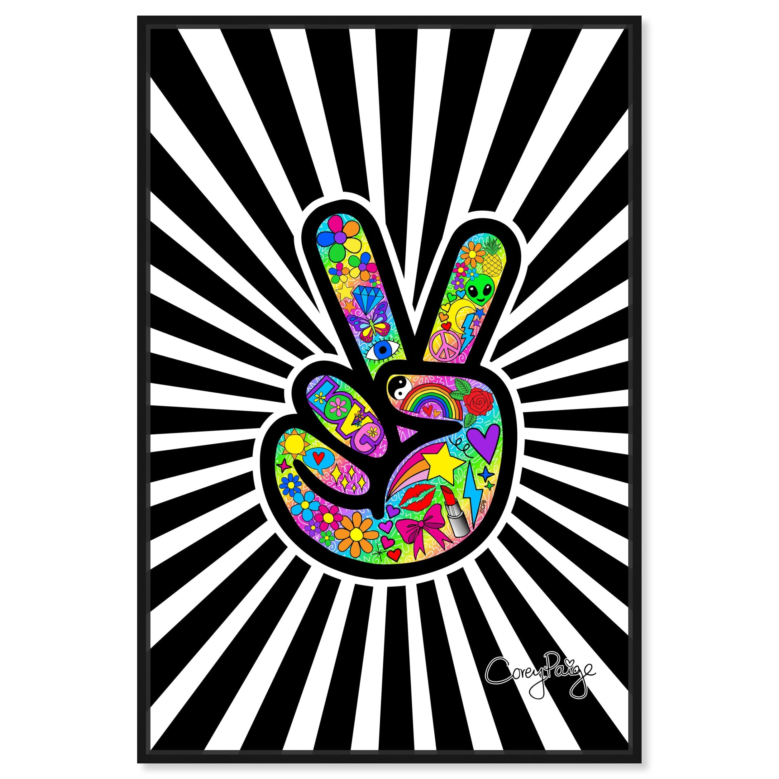 Corey Paige- Funky Peace Sign