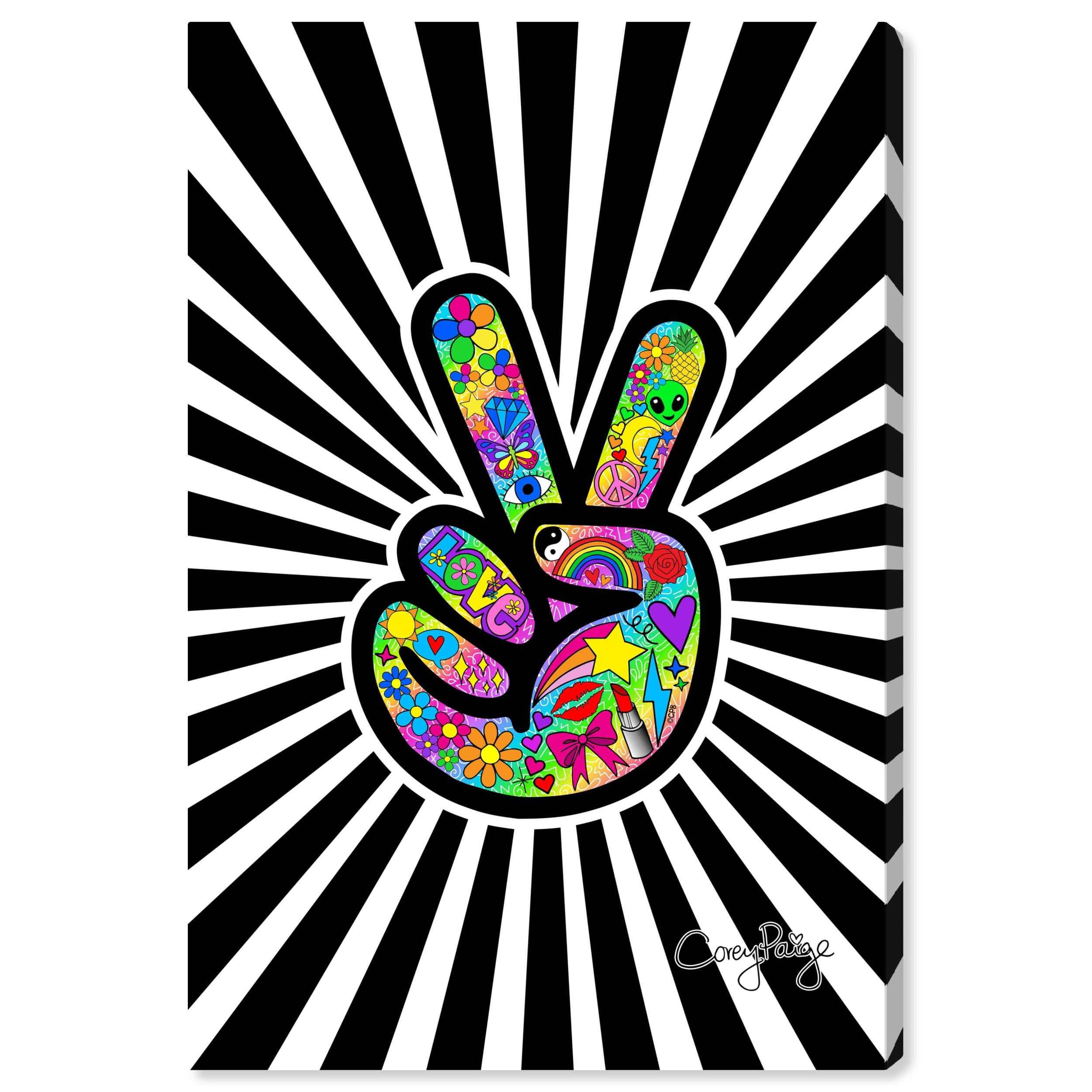 Corey Paige- Funky Peace Sign Main image