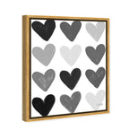 Corey Paige - Gray Painted Hearts