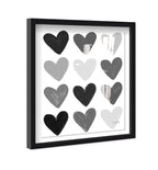 Corey Paige - Gray Painted Hearts