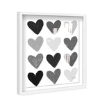 Corey Paige - Gray Painted Hearts