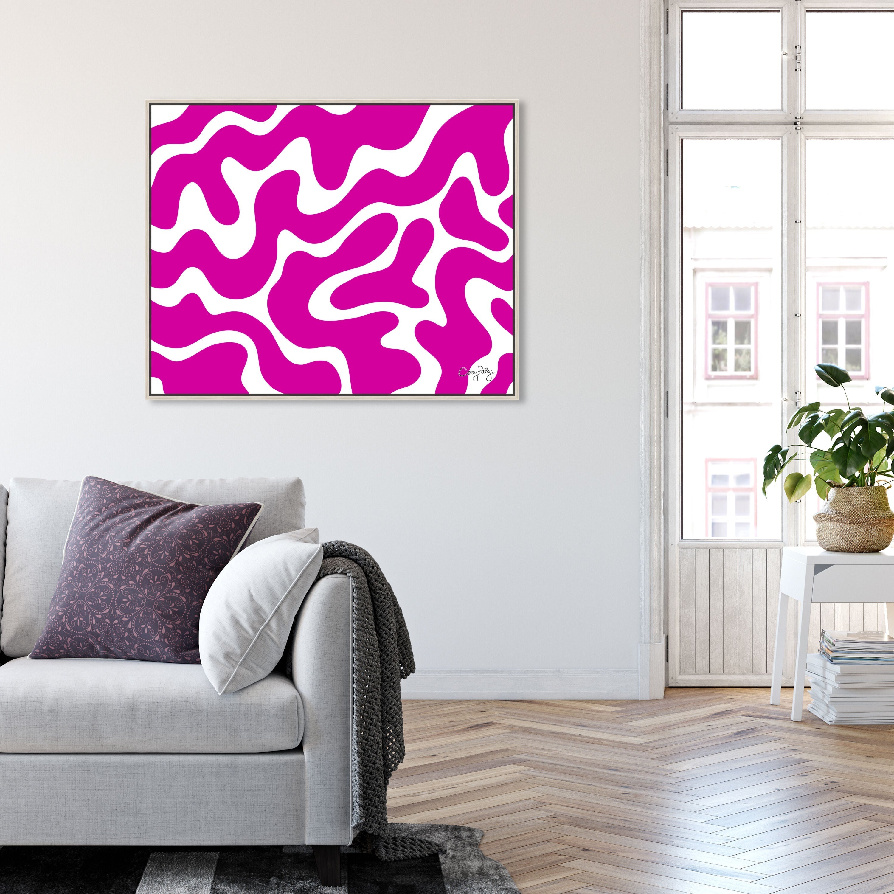 Corey Paige - Pink Abstract II