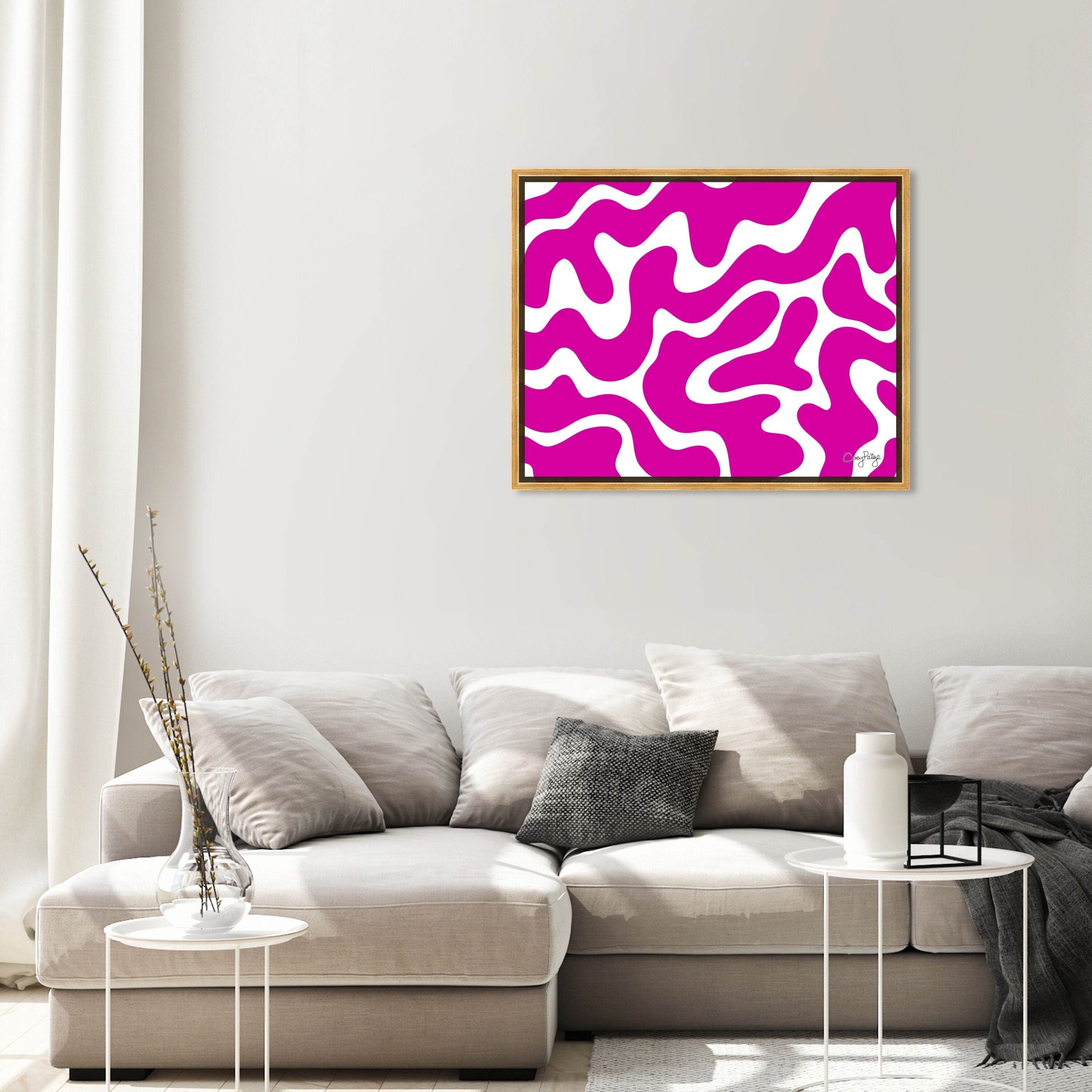 Corey Paige - Pink Abstract II