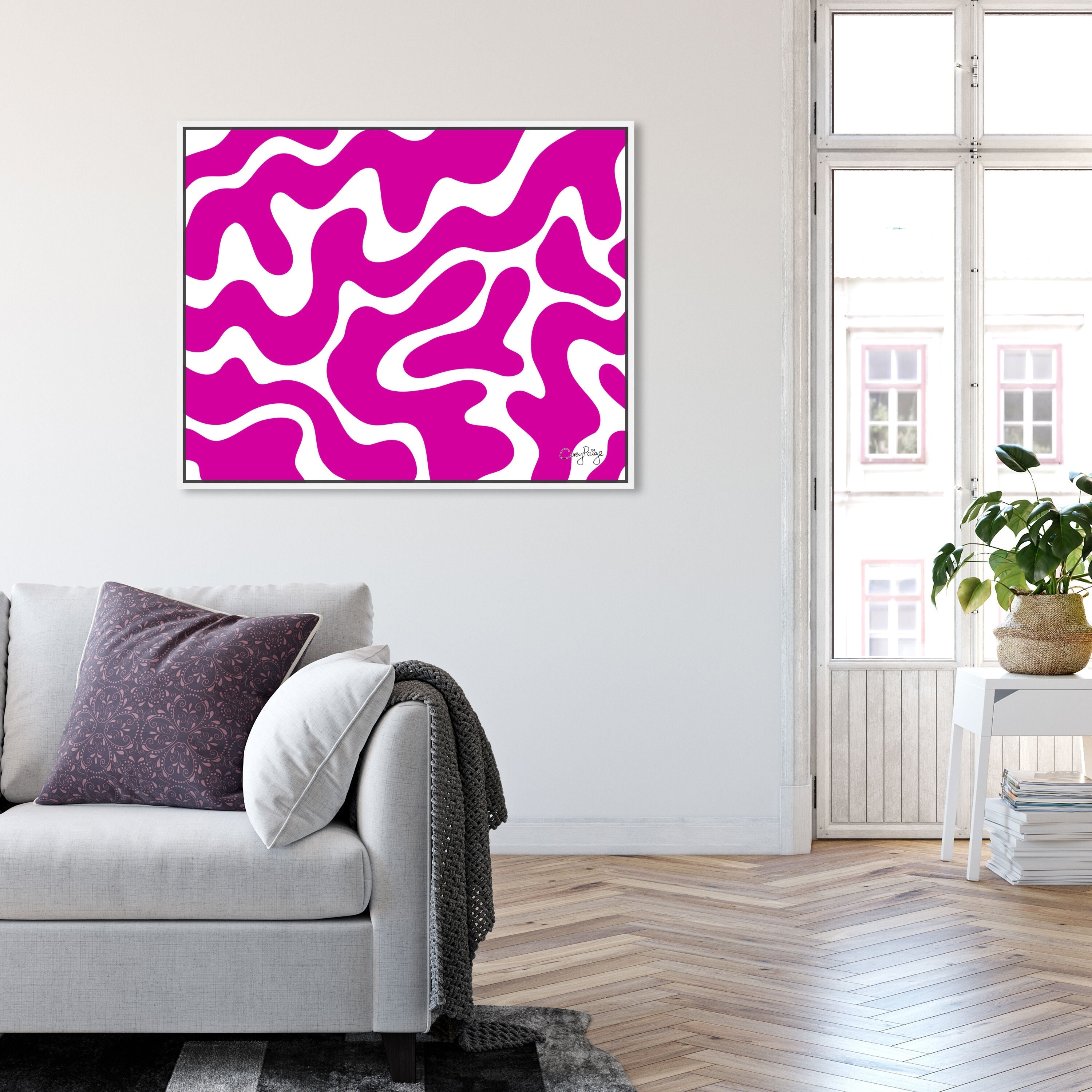 Corey Paige - Pink Abstract II