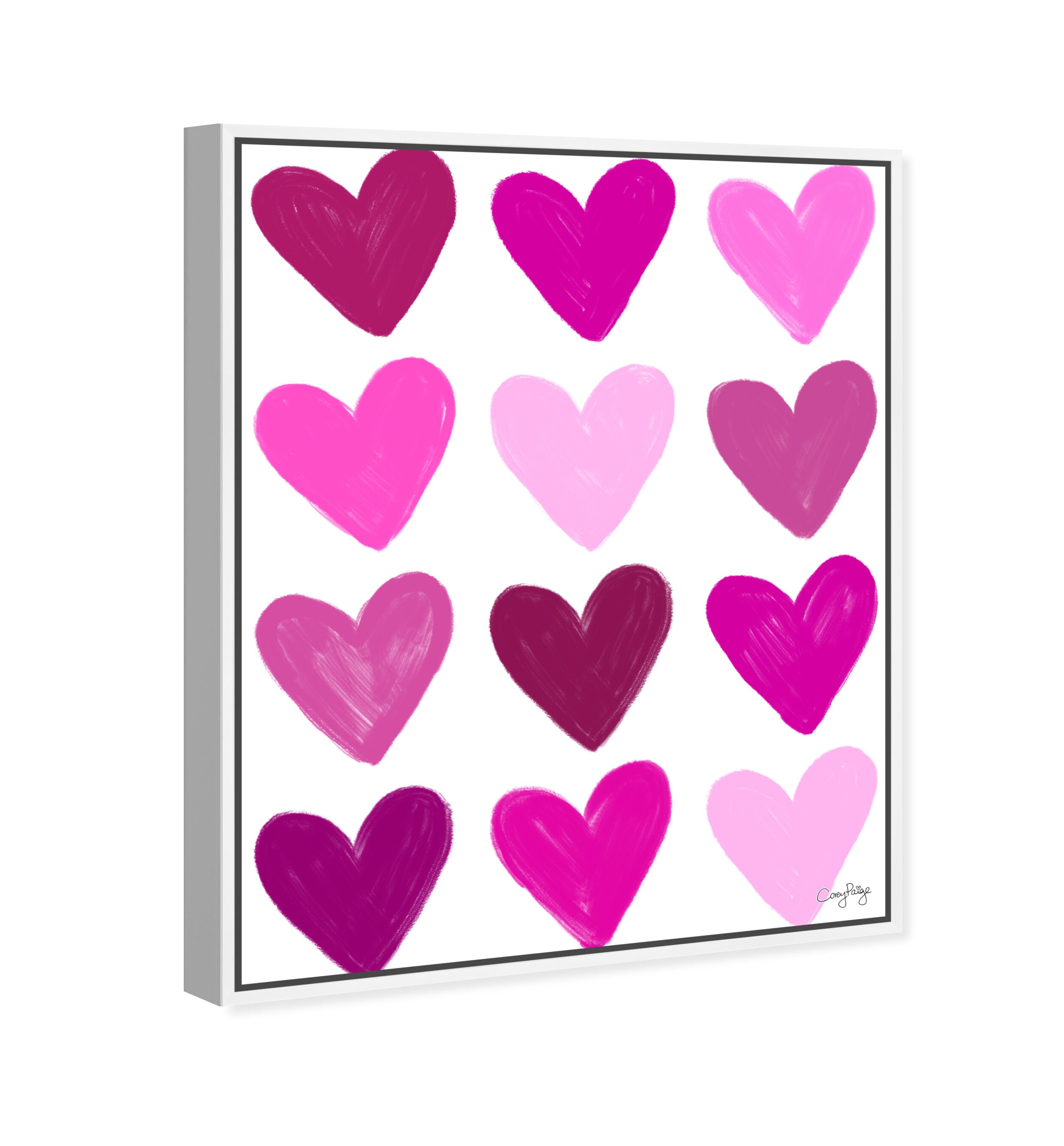 Corey Paige - Pink Painted Hearts