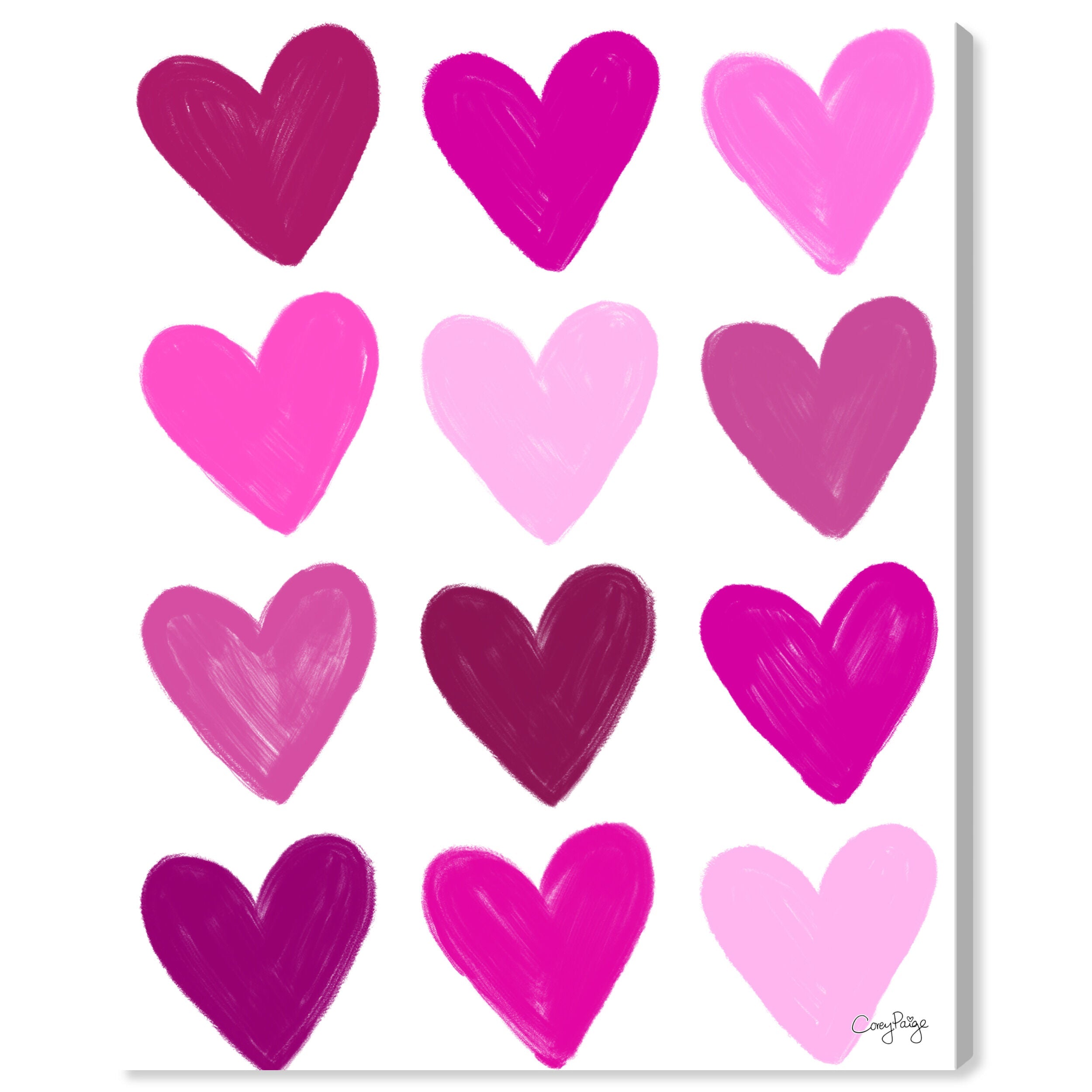 Corey Paige - Pink Painted Hearts Main image