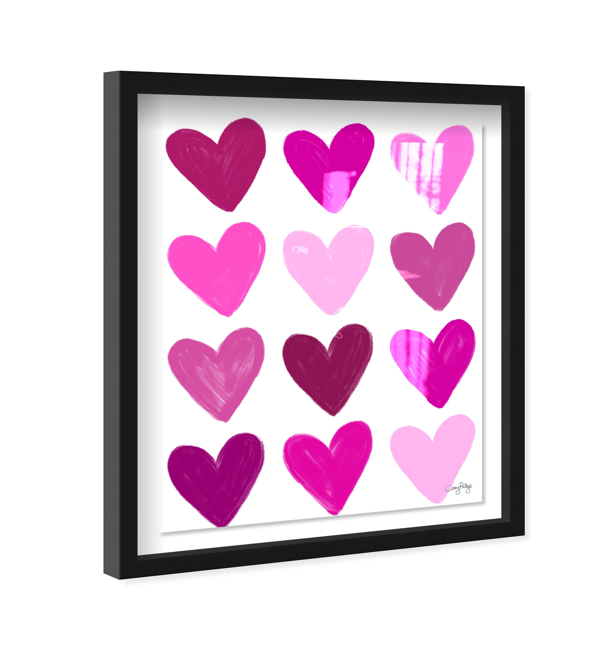 Corey Paige - Pink Painted Hearts