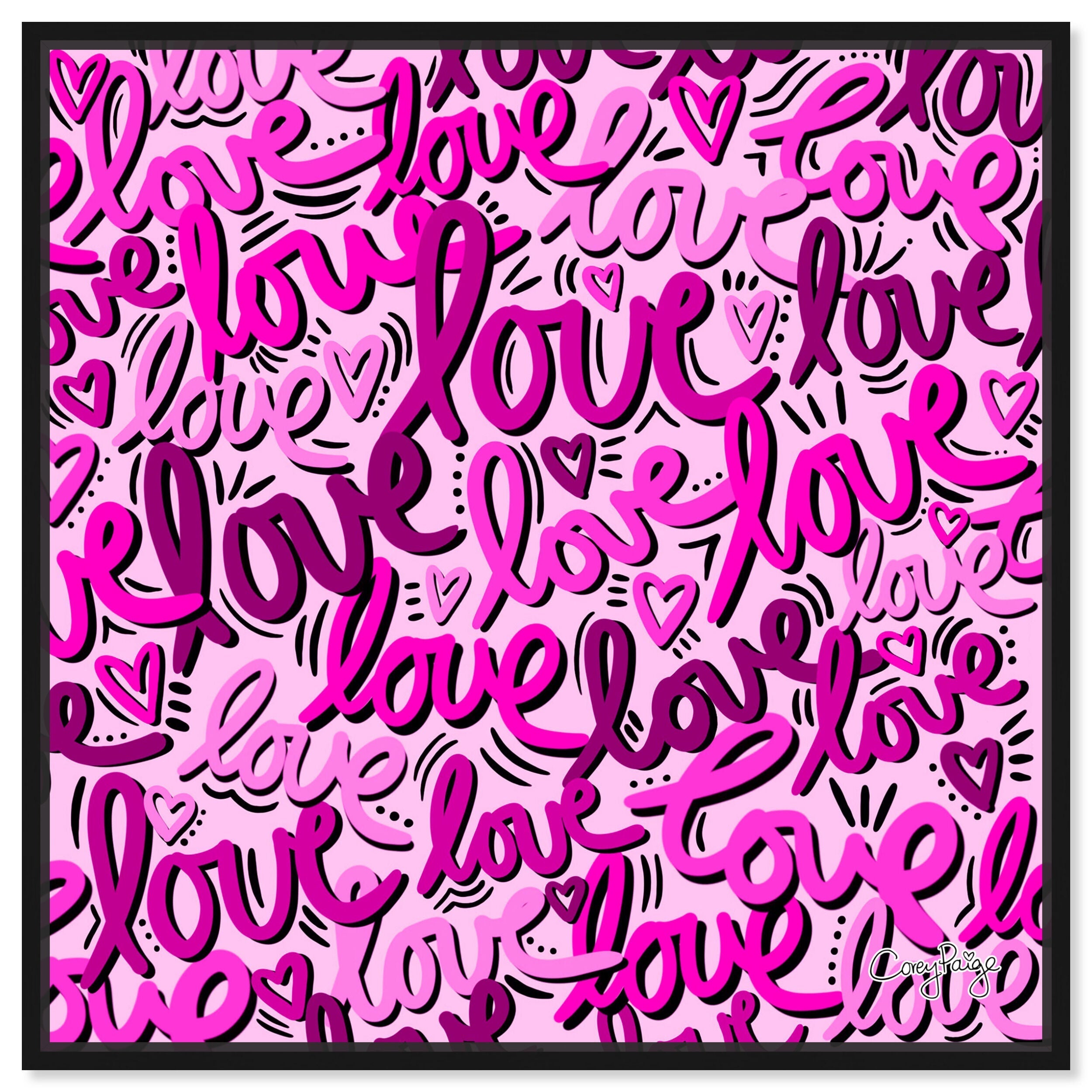 Corey Paige - Pink Script Love