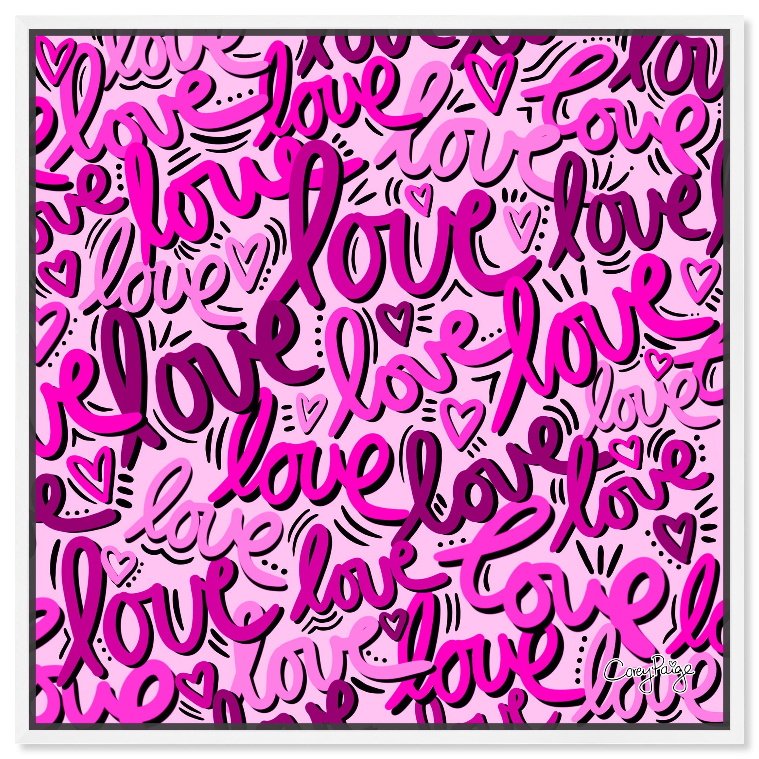 Corey Paige - Pink Script Love