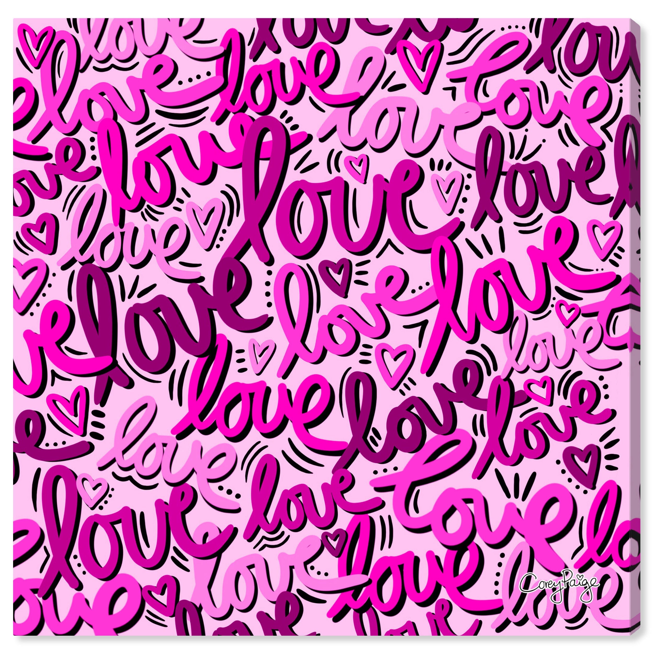 Corey Paige - Pink Script Love Main image