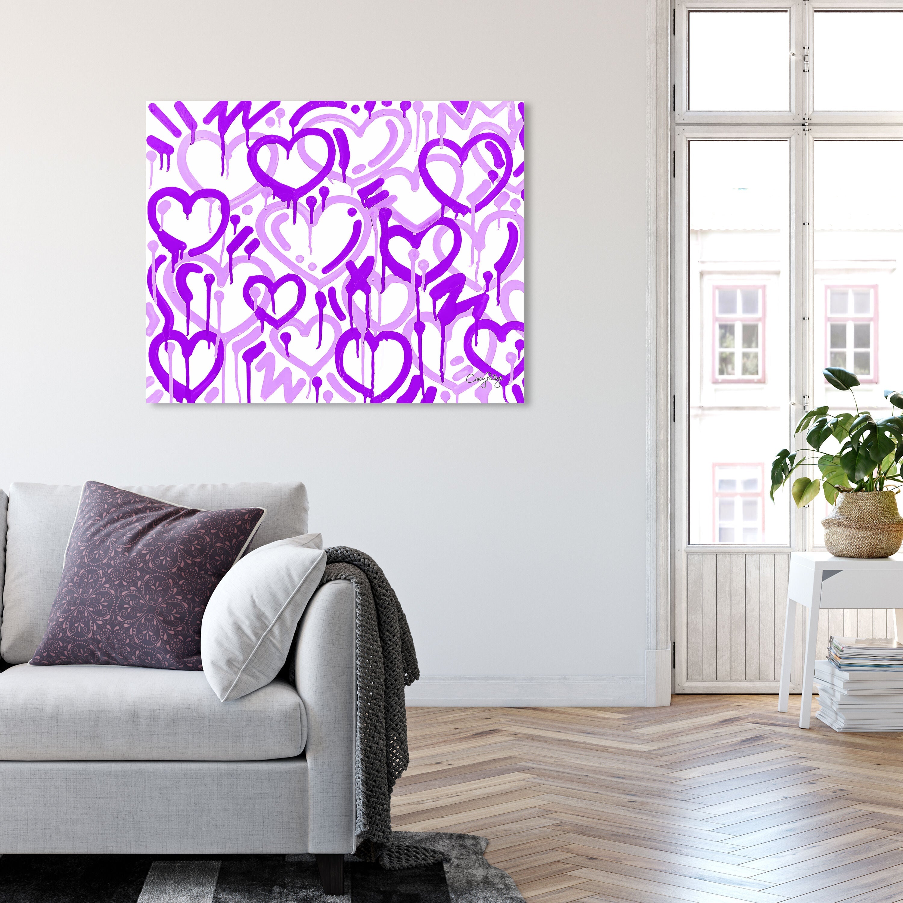 Corey Paige - Purple &amp; White Electric Love Secondary image