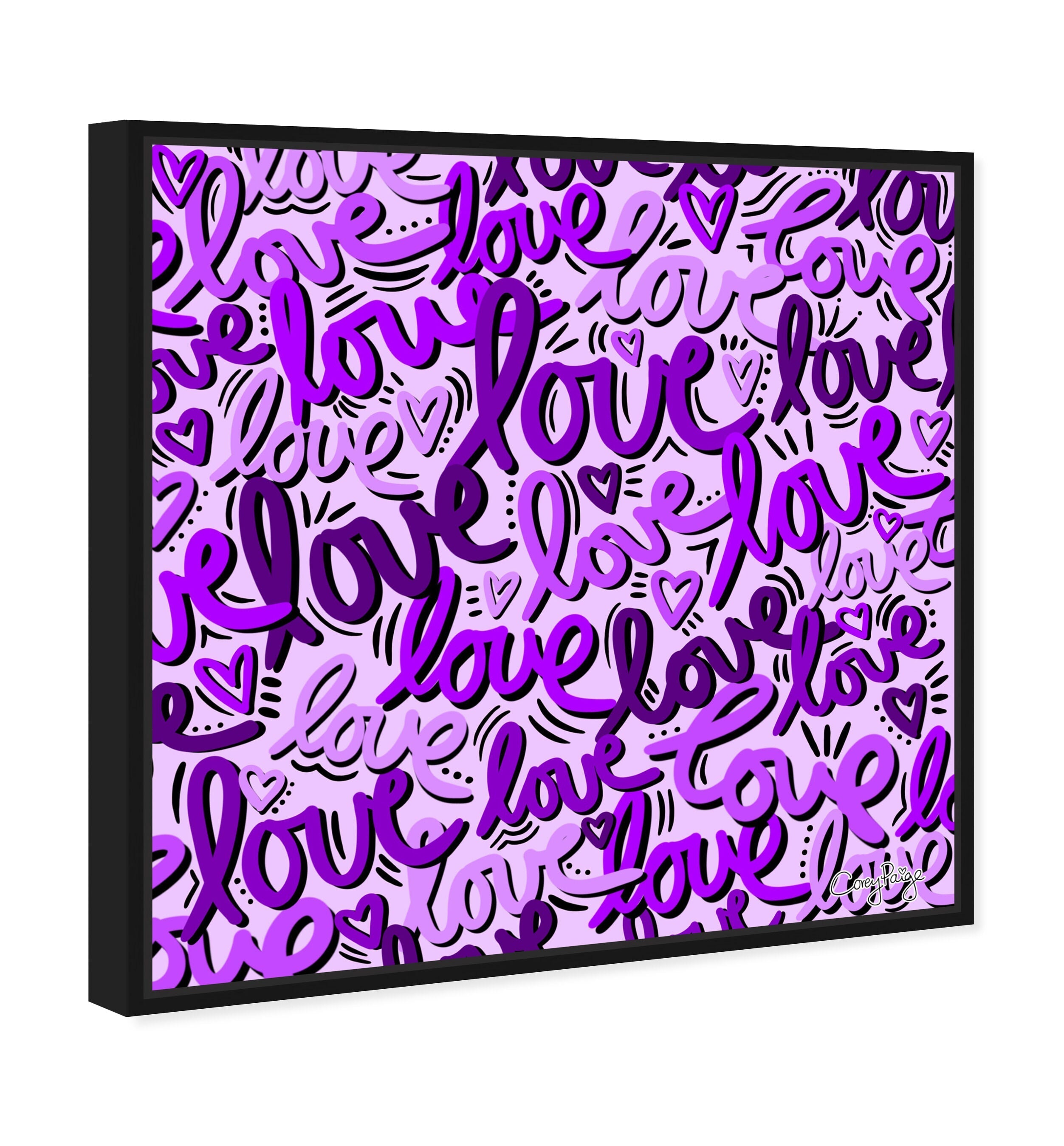 Corey Paige -  Purple Script Love