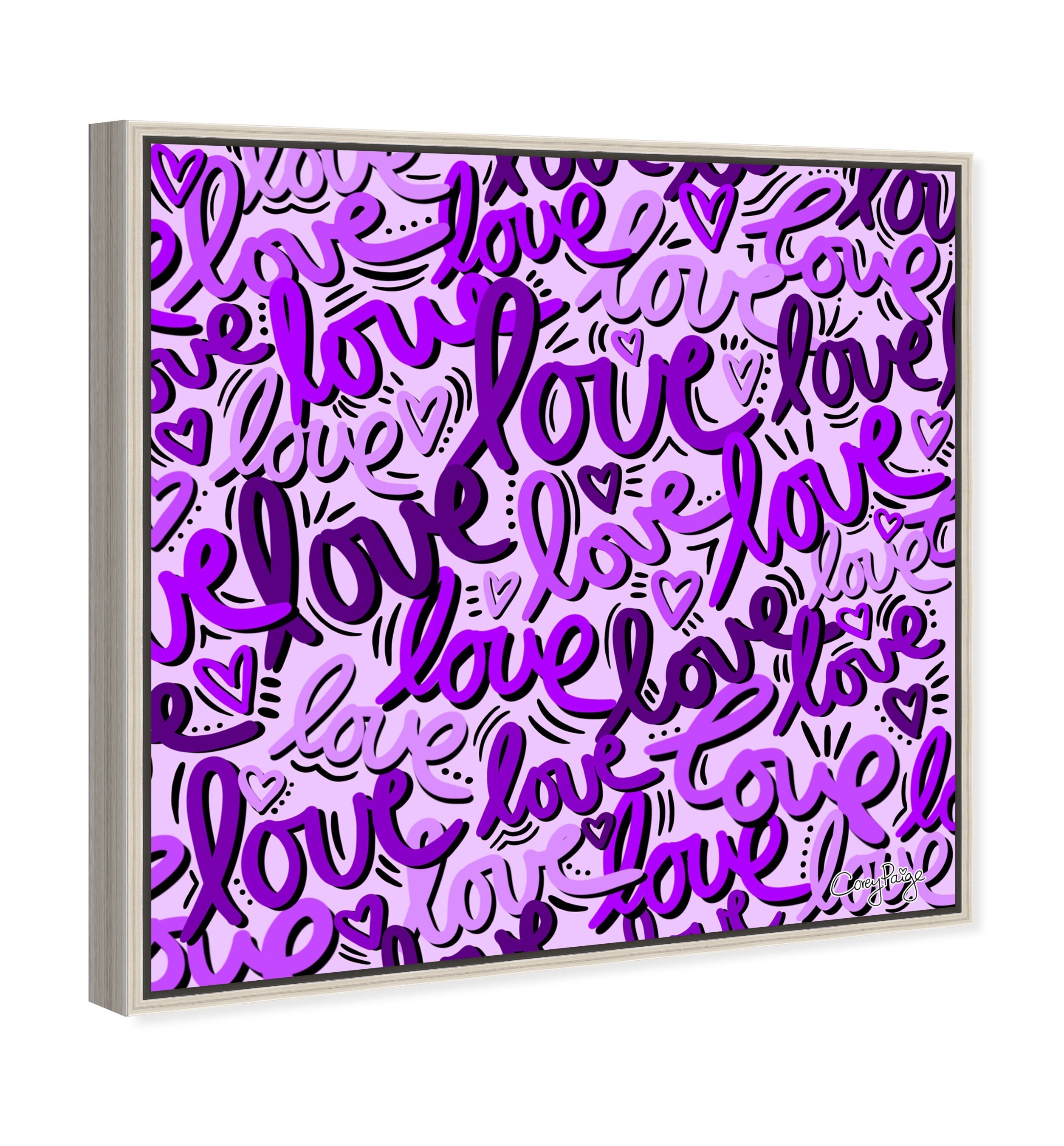 Corey Paige -  Purple Script Love