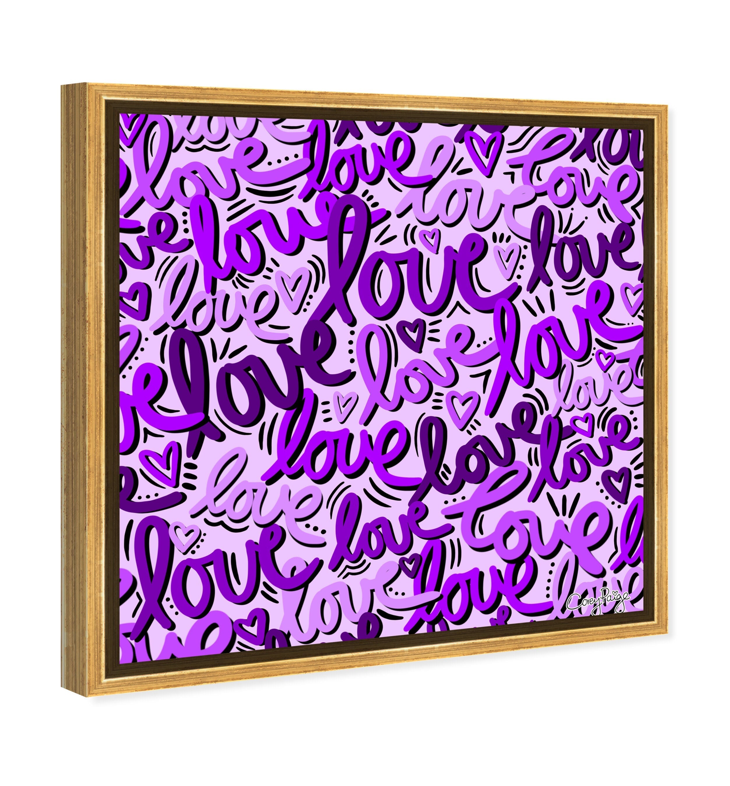 Corey Paige -  Purple Script Love