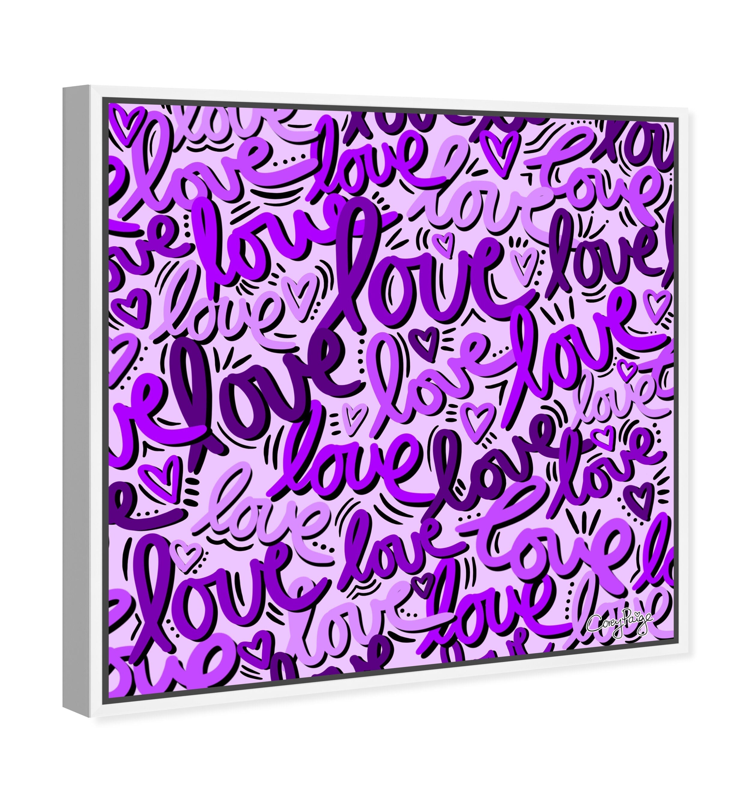 Corey Paige -  Purple Script Love