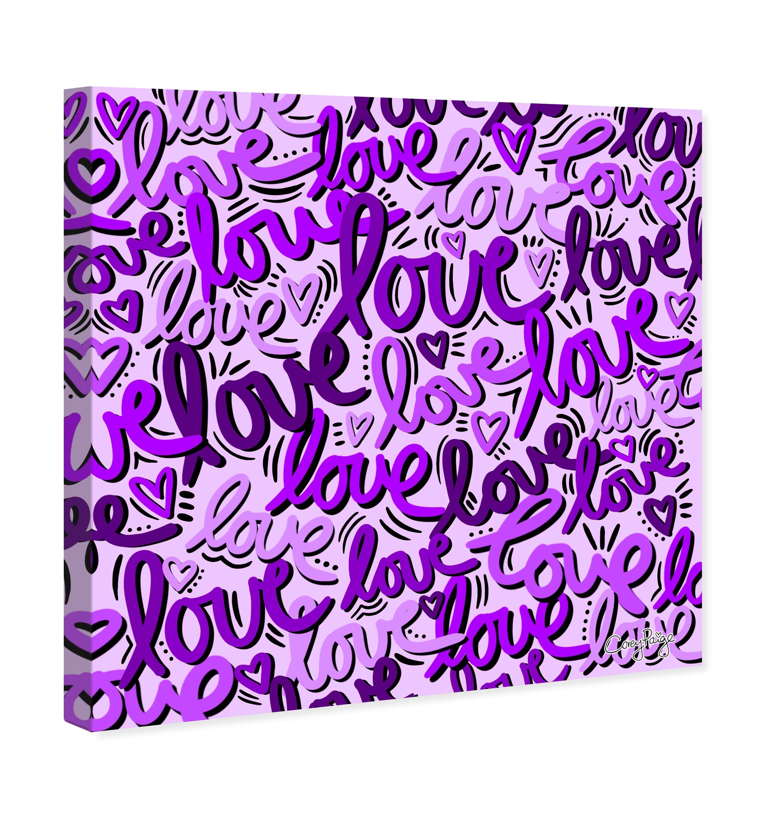 Corey Paige -  Purple Script Love