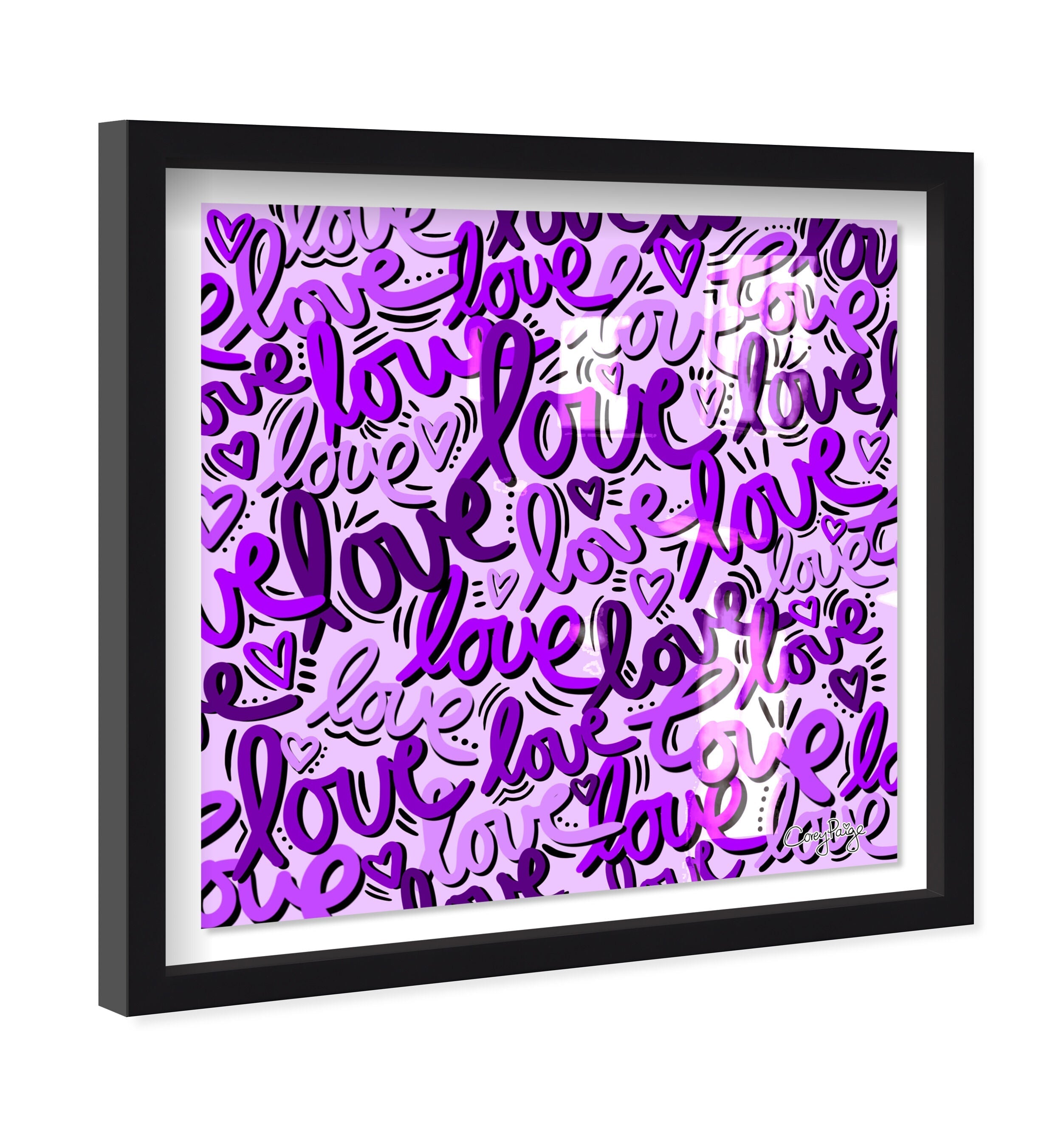 Corey Paige -  Purple Script Love