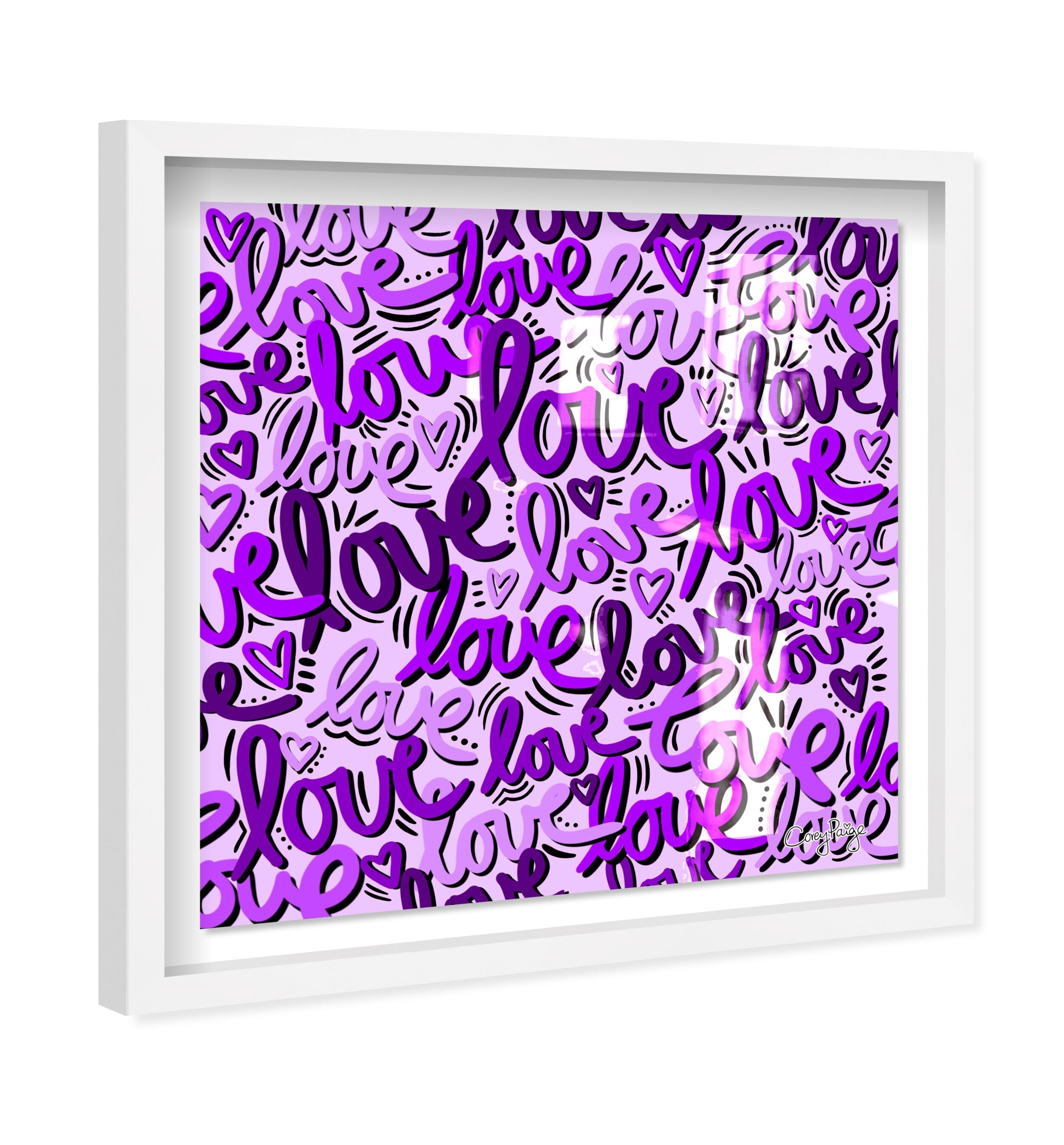 Corey Paige -  Purple Script Love
