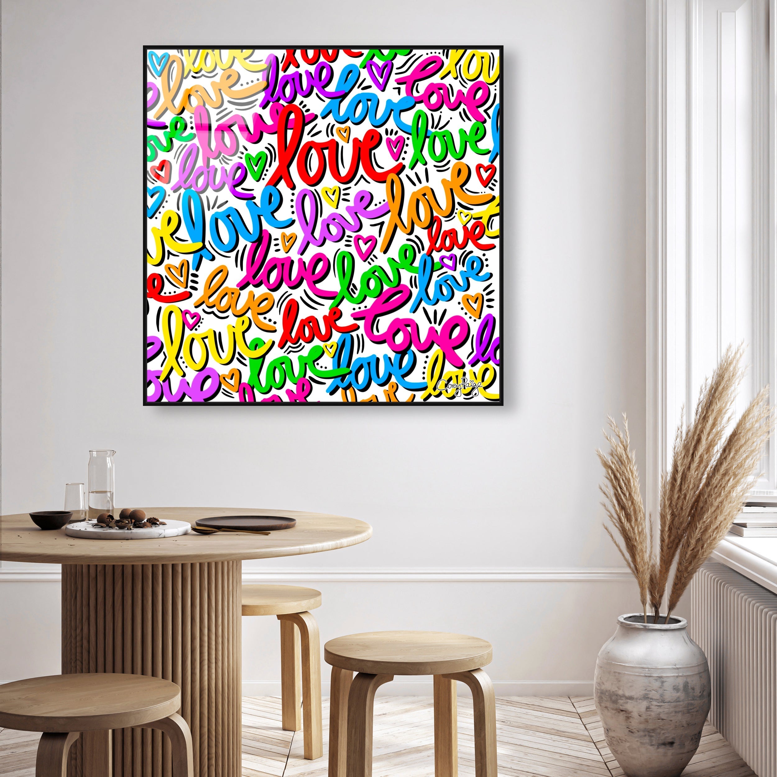 Corey Paige - Rainbow Script Love Secondary image