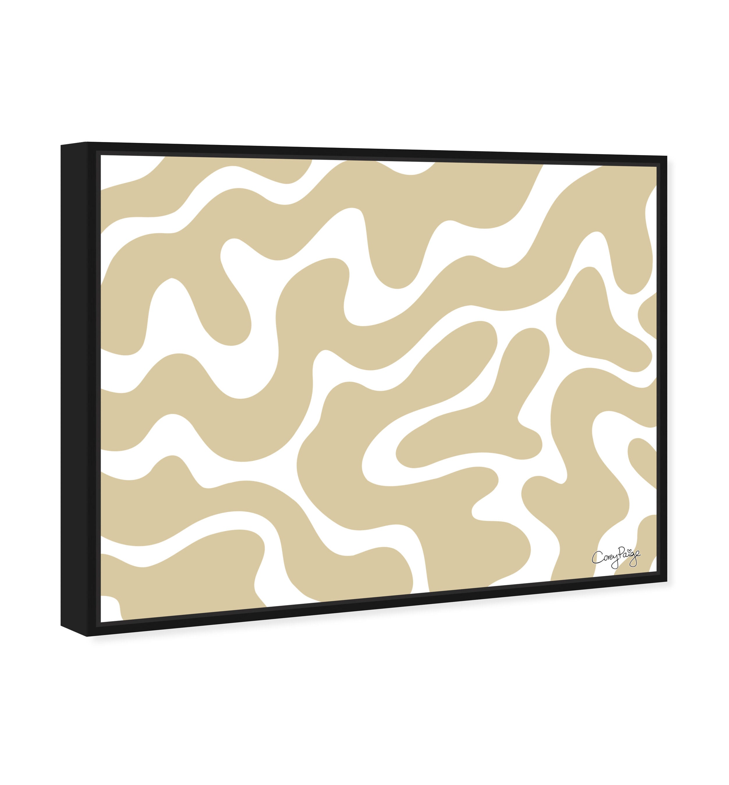 Corey Paige - Tan Abstract II
